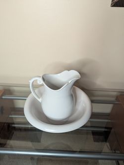 Vintage Pitcher and Bowl