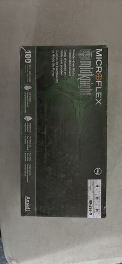 Microflex Midnight Black Gloves