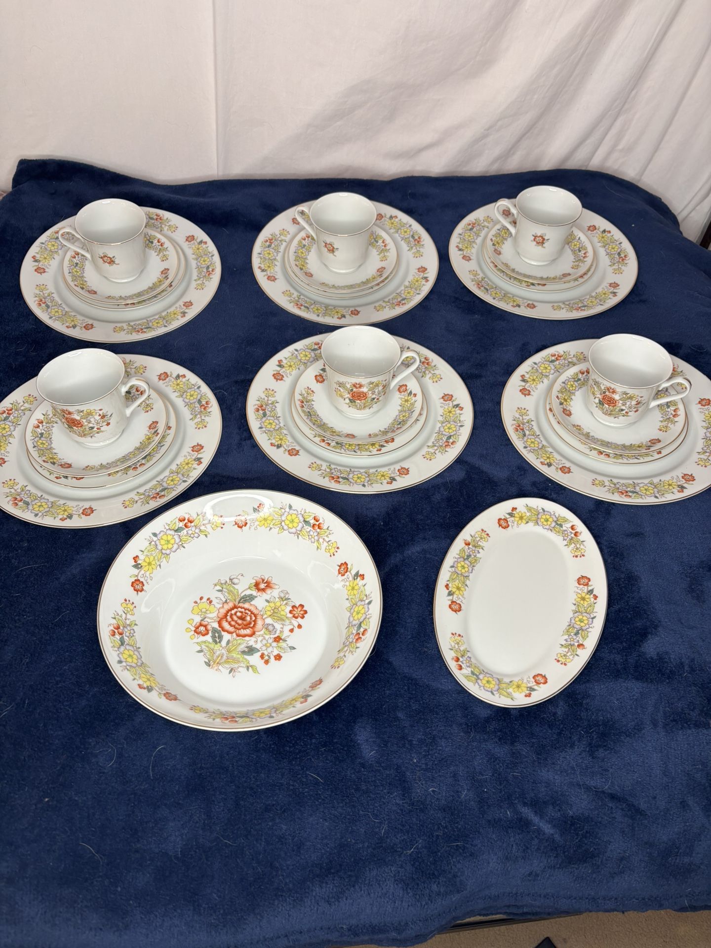 vintage 1980’s Signature Collection Oriental Garden Japan dinnerware