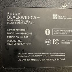 Razor Gaming Keyboard 