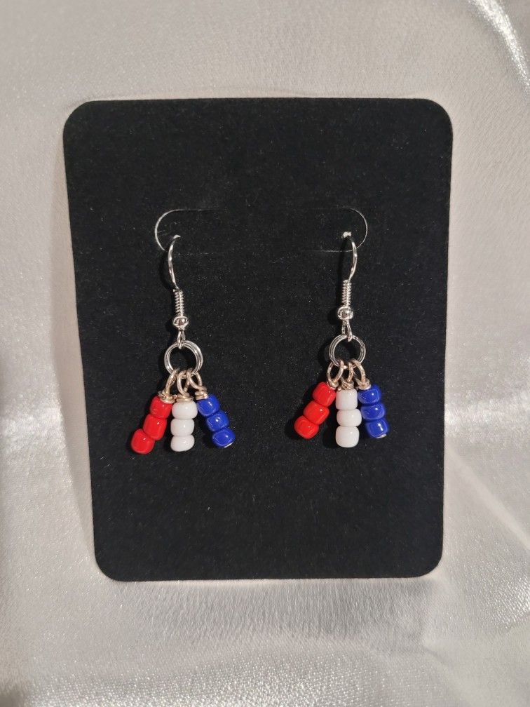 Red, White & Blue Earrings