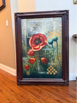 🌼 Beautiful Framed Canvas Art for Sale - Just $35! 🌼
