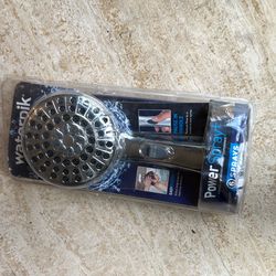 Waterpik Easy Reach+ 6-Spray Wall Mount Handheld Shower Head with 8ft Hose and Flow Control 1.8 GPM in Chrome