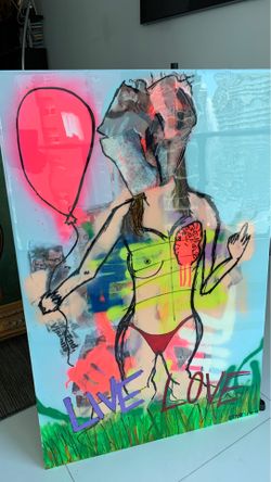 Original acrylic painting by OLOV