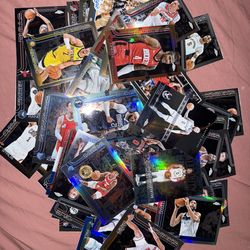 Over 60 Topps refractors , redwhiteblue, chrome cards