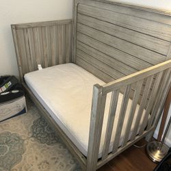 Baby Crib And Mattress