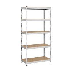5-Tier Utility Storage Shelves Garage Metal Shelving Unit