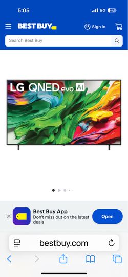 LG 75 Inch 4K QNED Smart TV