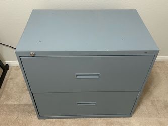 Metal file cabinet Two drawers