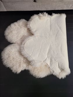 Genuine Australian New Zealand sheep skin rug