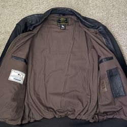 AIR FORCE U.S. ARMY COCKPIT JACKET GOATSKIN LEATHER