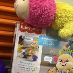 Fisher Price Baby Walker - Toddler Toy & Book Lot