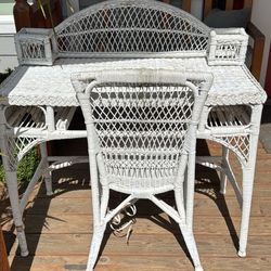 Boho Style Desk And Chair