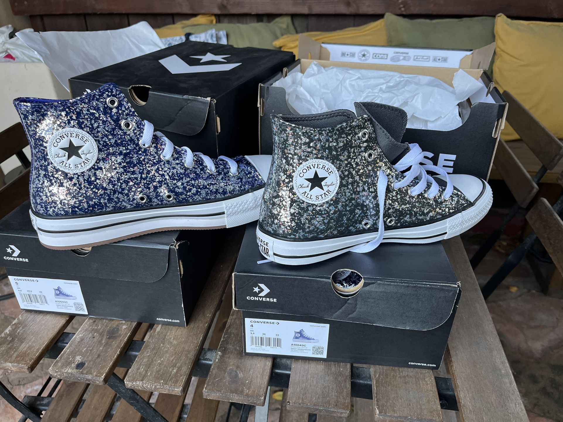 converse shoes new size all the box 