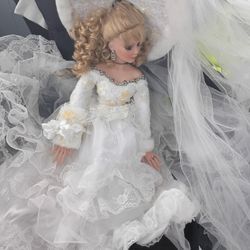 New Large Porcelain Doll 24-30 Inches 