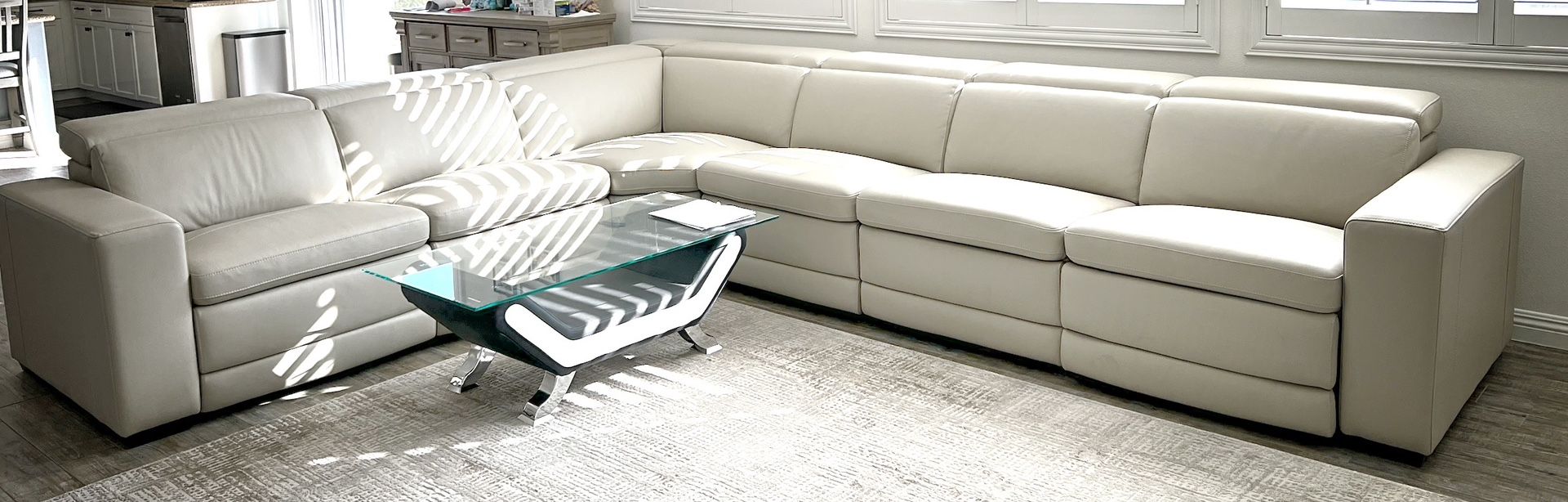 Beige/cream Color Sectional Couch