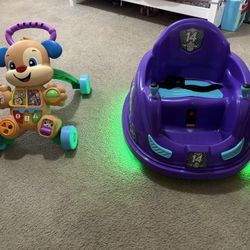 Baby Walker And Purple Bumper Car 