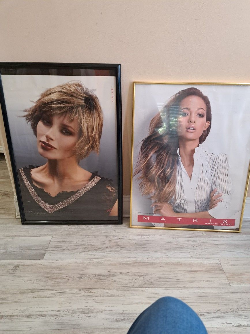 Hair Salon Framed Pictures