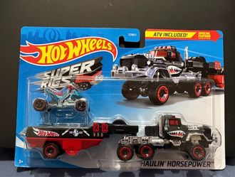 🔥Hot Wheels - Super Rigs- HAULIN HORSEPOWER -