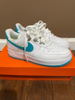 Nike Air Force 1 Low White Teal Sneakers