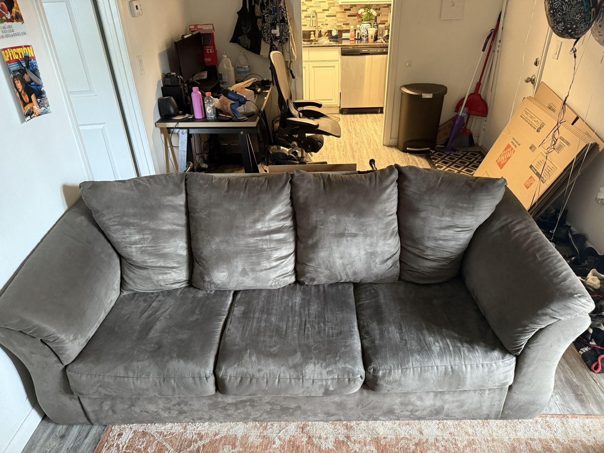 Grey 3 Seater Couch