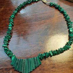 Vintage Malachite Necklace