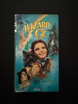 Rare Vintage 1989 The Wizard of Oz 50th Anniversary VHS Collector’s Edition