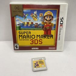 Super Mario Maker (Nintendo 3DS, 2016) CIB Complete w/ Manual Authentic & Tested