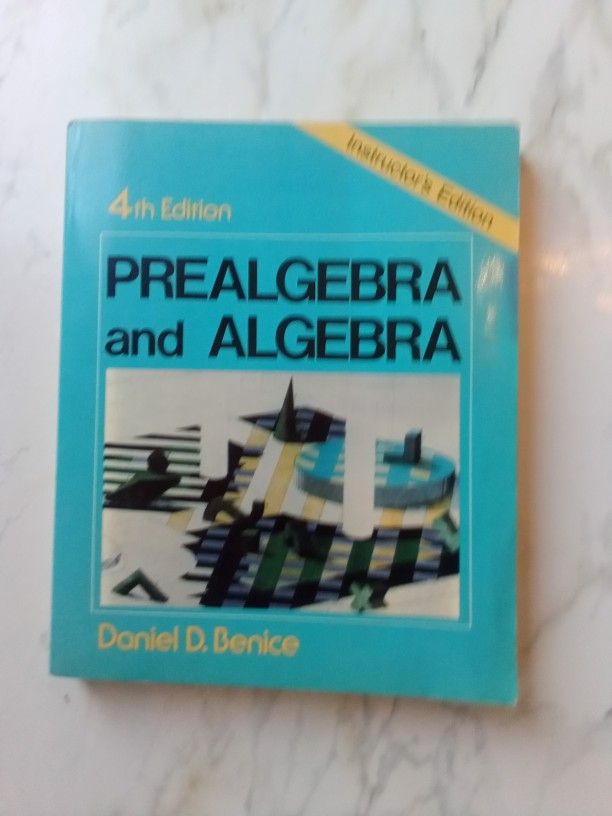 Pre Algebra And Algebra