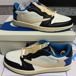 Travis Scott x Jordan Aj1 Low Women Shoes Size:9.5