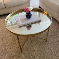Mirrored Gold Coffee Table 