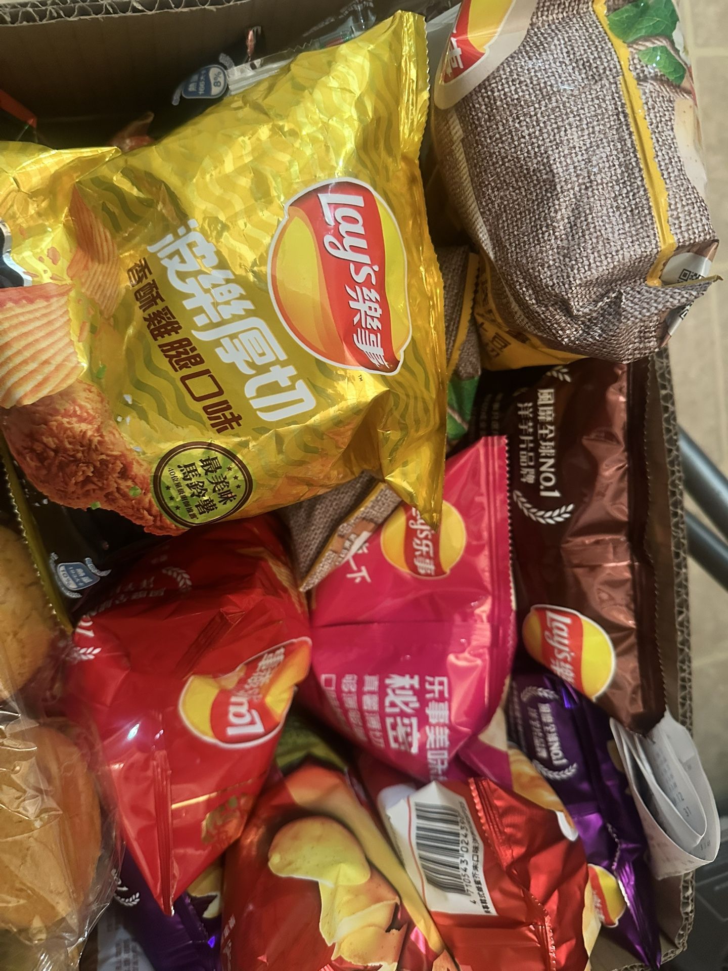 Assortment Of Asian Based Lays