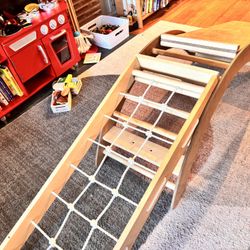 Pikler Net And Slide/climb Combo With Arch 