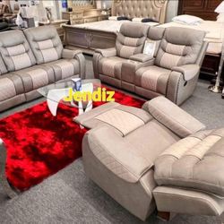 🔥Brand New Manual Reclining Livingroom Furniture 💥Only $49 Today And Pay Later With Or Without Credi 💥 
