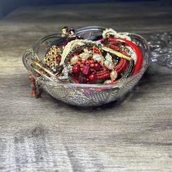 Mystery Red Jewelry Jar