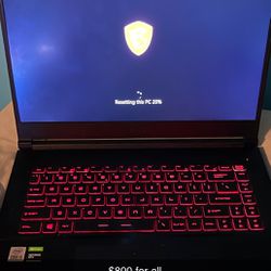 Msi Gaining Laptop, Mouse, Keyboard And Mouse Pad 
