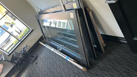 Glass doors