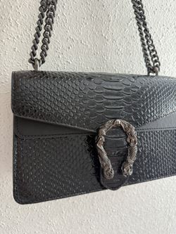 Black Leather Purse 