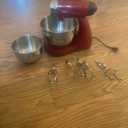 Sunbeam Mixer Never Been Used Red
