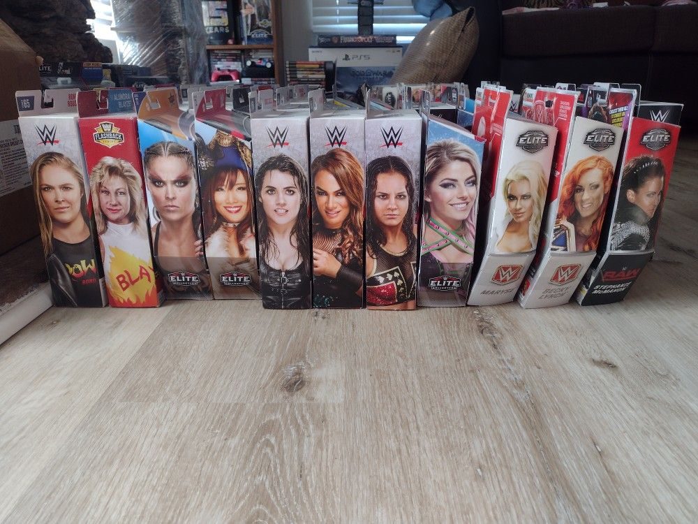 Wwe Wwf Wrestling Women's Elites Brand New Prices In Description