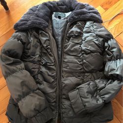 I Madison down Jacket Sz L  Khaki Green