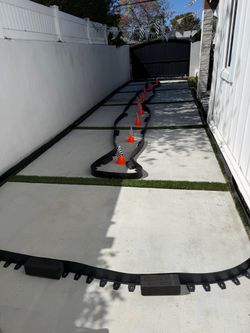 DIY RC Car Race Track with Landscape Edging