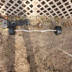 Titan Fitness 80lb Variable Grip Curl Bar