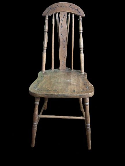 Vintage Windsor Brace back chair