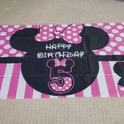 Minnie Mouse Backdrop 