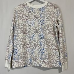 Stars Above Women’s Casual Fleece Crewneck Pullover Off White Size Medium NWT