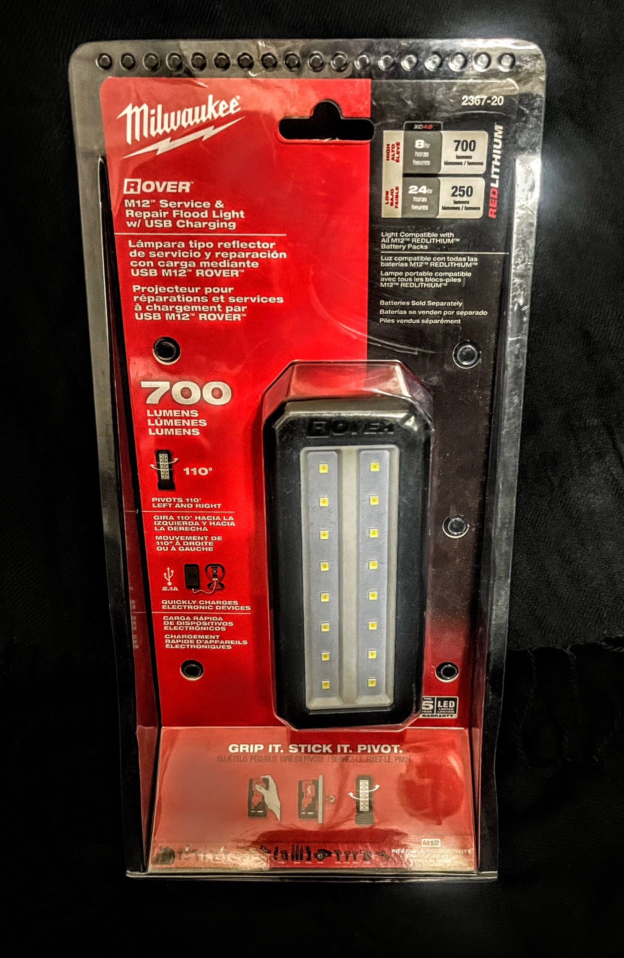 Milwaukee Rover Flashlight