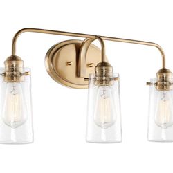 New Kira Home Rayne 23" Modern Farmhouse 3-Light Vanity/Bathroom Light 