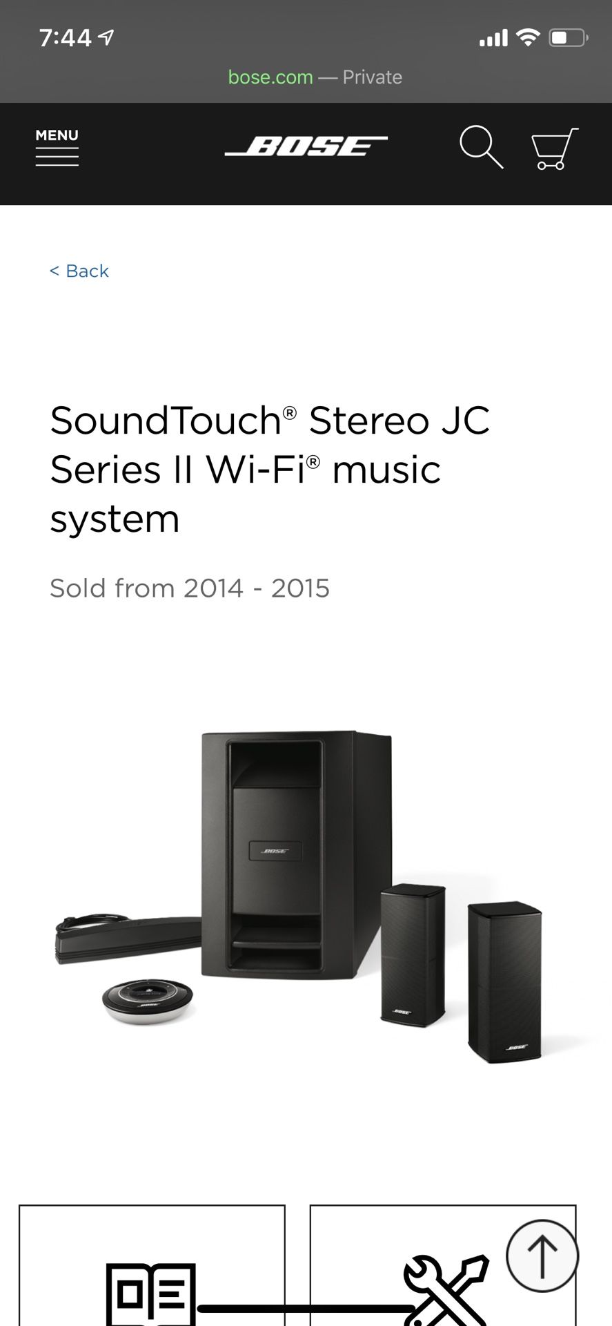 Bose SoundTouch Stereo JC WiFi Music System