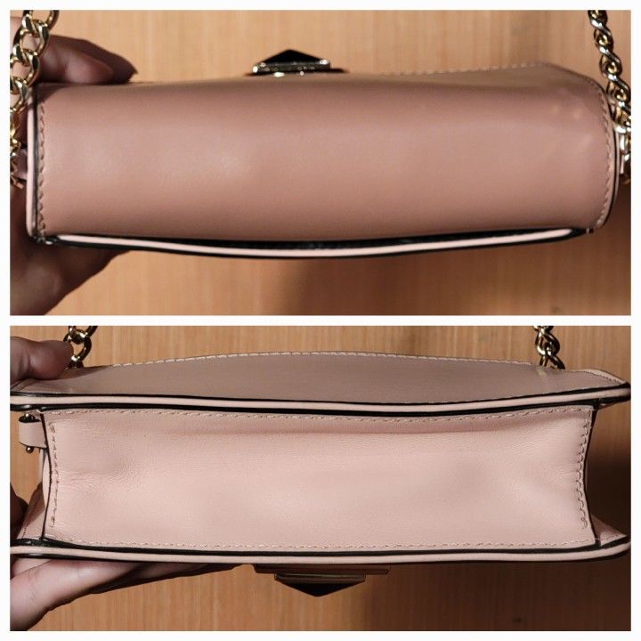 NEVE CONVERTIBLE FLAP CROSSBODY IN ROSY CHEEKS/BLACK/SPARROW